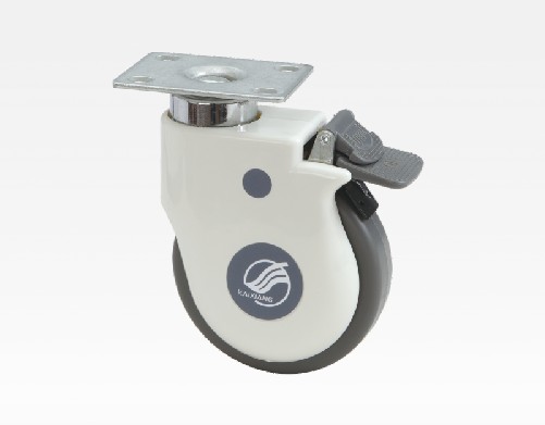 Universal plate casters (with braking)
