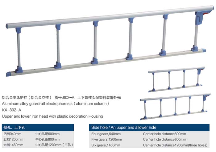 Aluminum alloy guardrail electrophoresis
