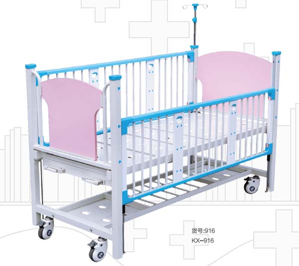 Deluxe children two-crank baby cot